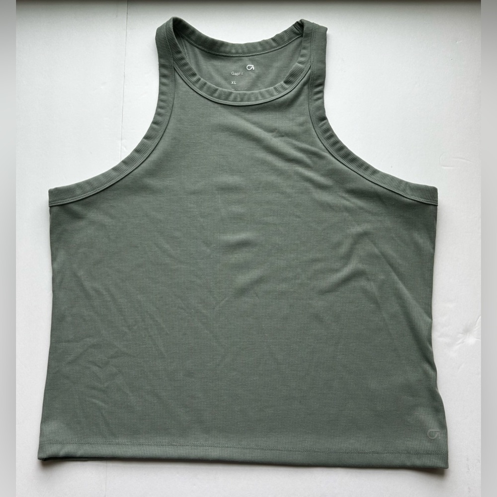 GAP Women’s gapfit Active Sage Color Ribbed Tank Top